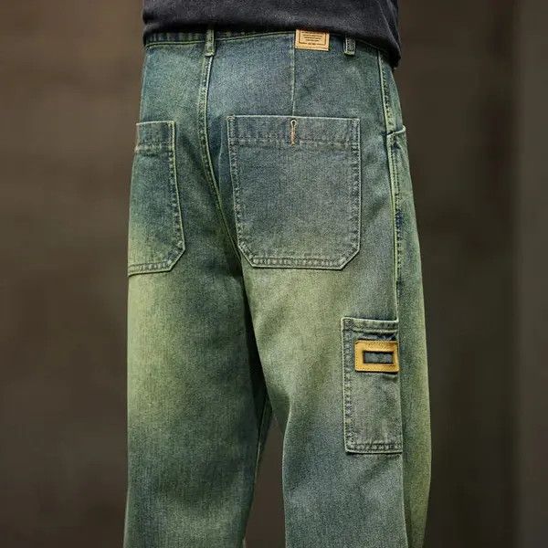 Jean × Vintage Y2k Loose Retro Denim Size US 32 / EU 48 - 4 Thumbnail