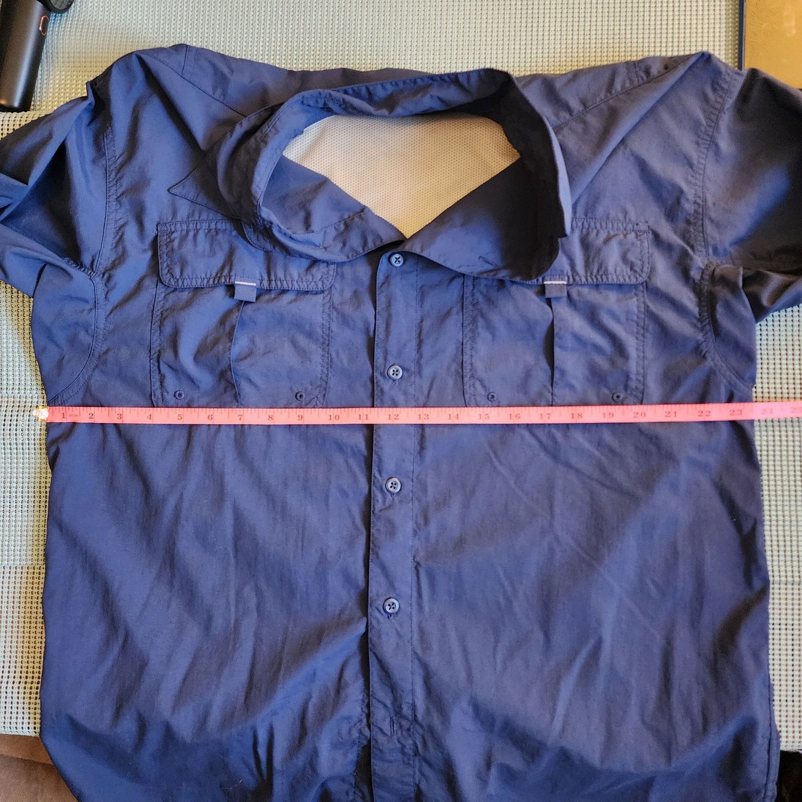 Columbia Columbia Men's Large Blue Hiking Shirt Mesh Collar Size US L / EU 52-54 / 3 - 5 Thumbnail