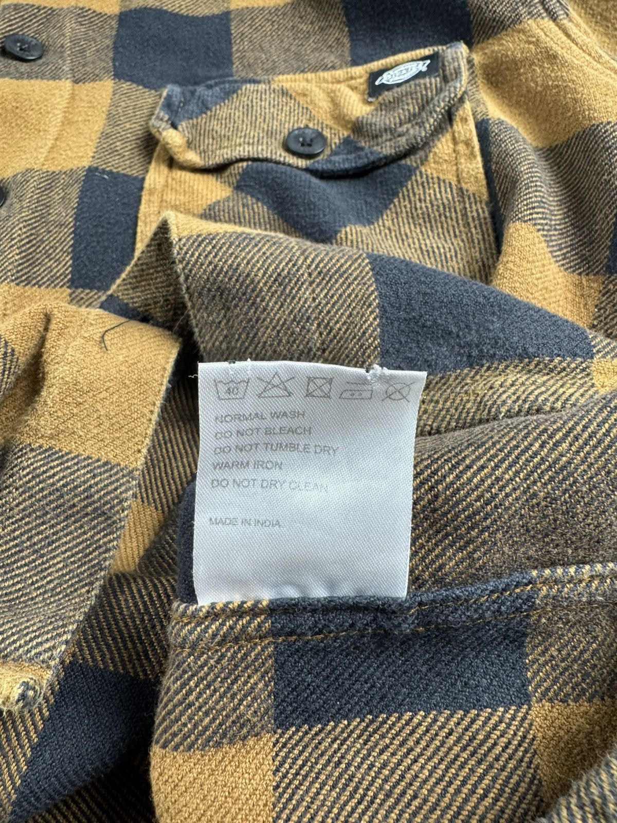 Dickies Dickies West Checked Striped Pocket Longsleeve Button Shirt Size US XL / EU 56 / 4 - 13 Thumbnail