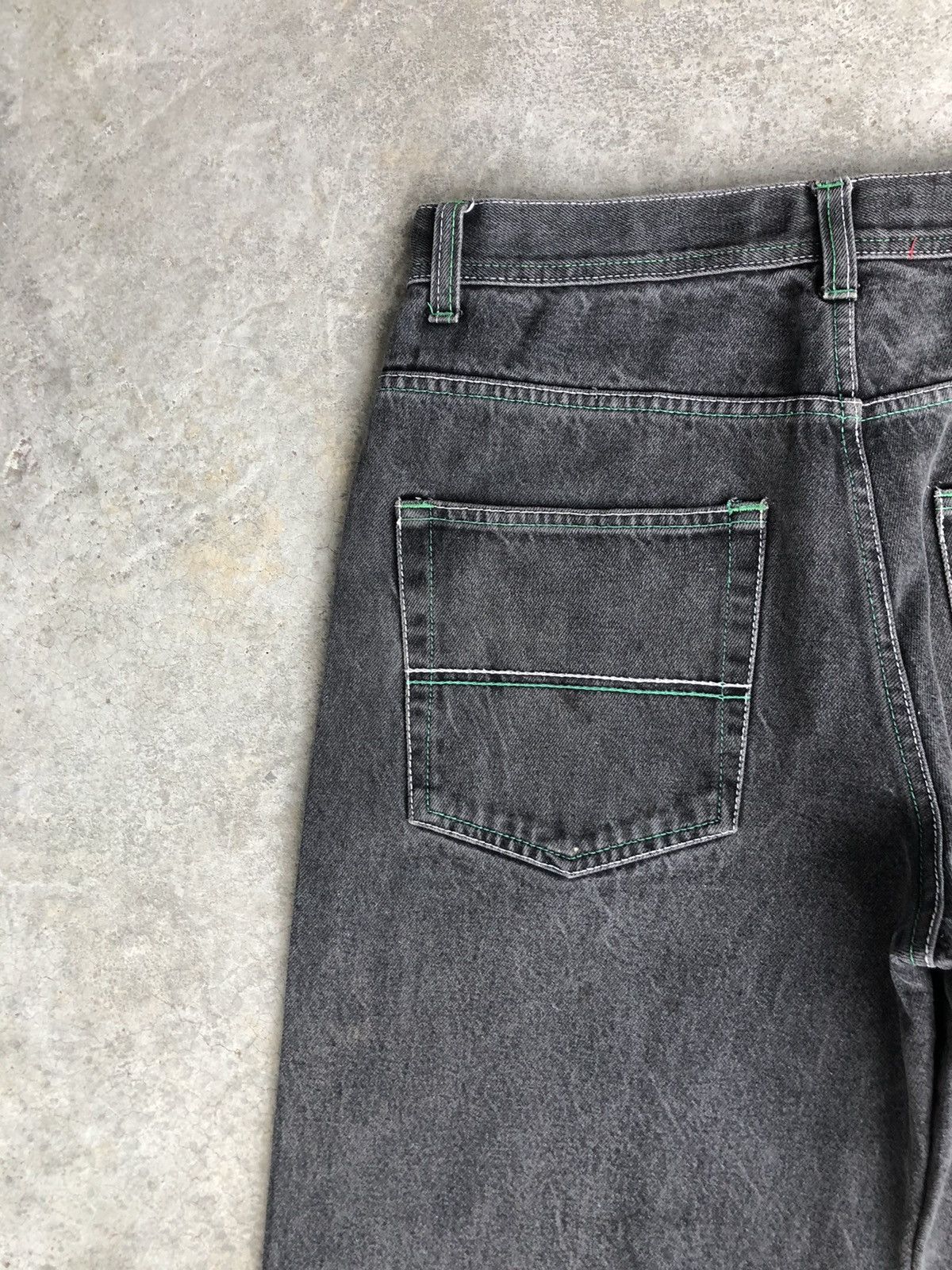 Vintage Risk Baggy Jeans Distressed Denim Size US 34 / EU 50 - 9 Thumbnail