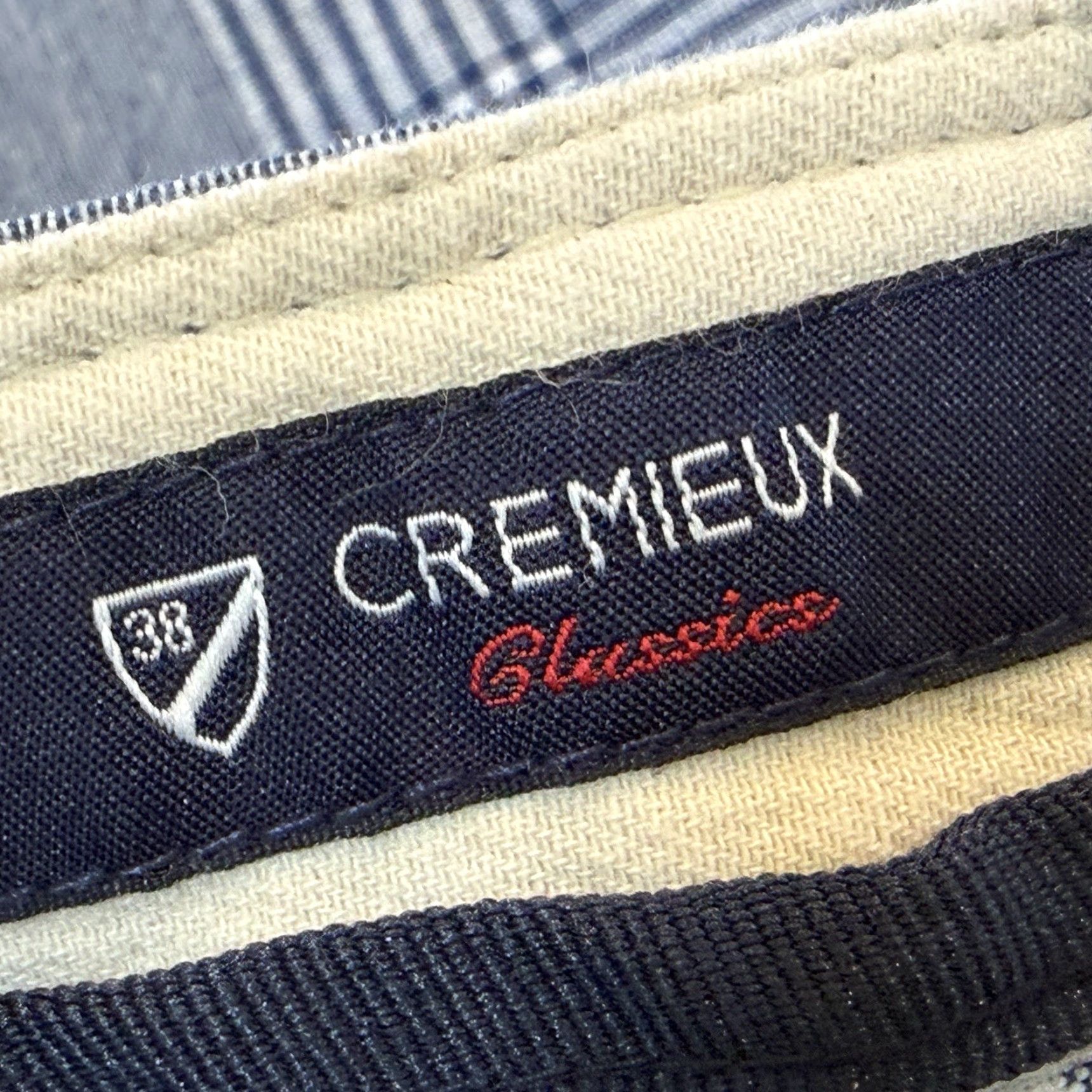 Cremieux Cremieux Chino Shorts Mens 38 Blue Plaid Flat Front 10” Inseam Cotton Coastal Beach Casual Travel Size US 38 / EU 54 - 5 Thumbnail