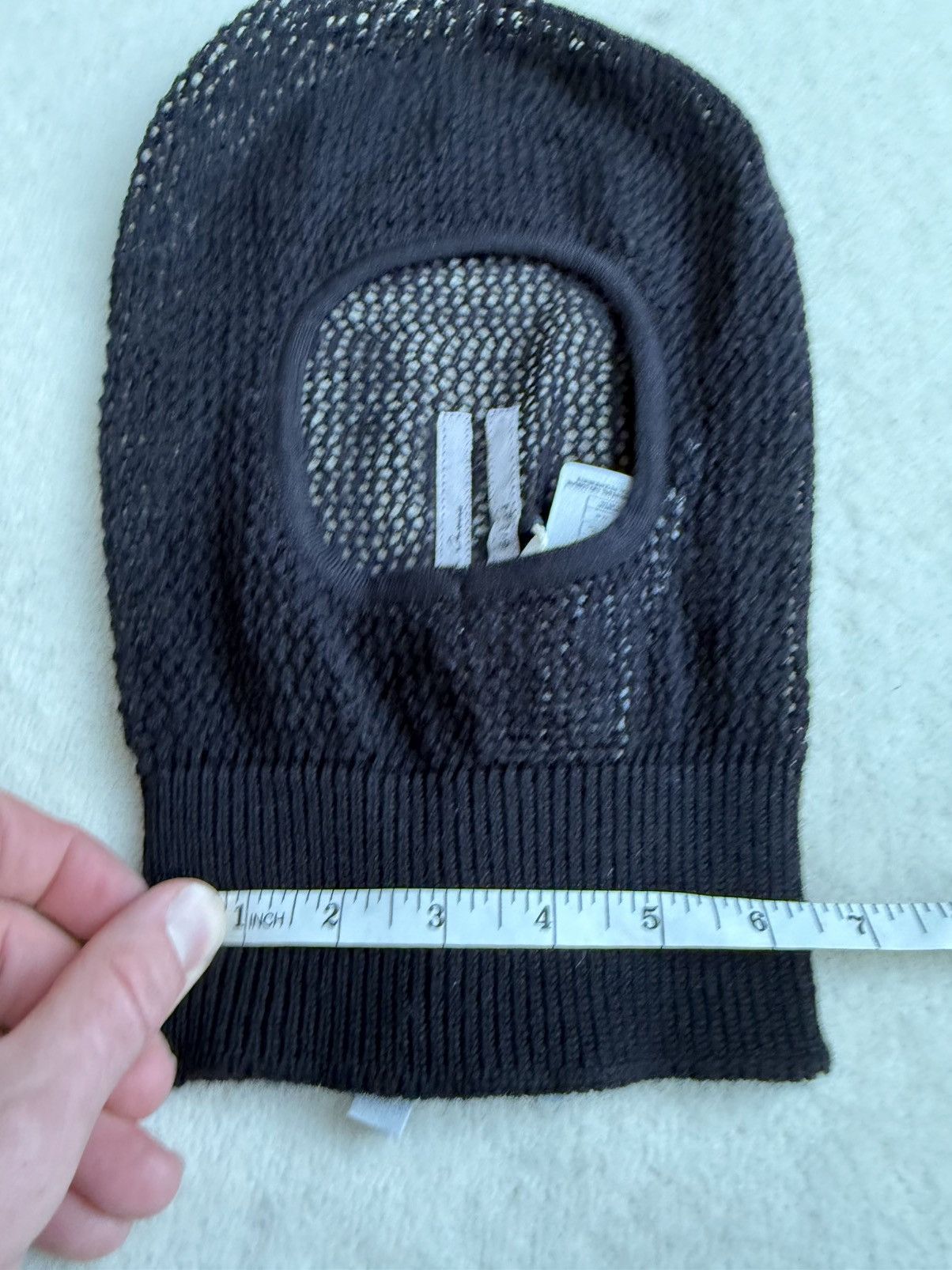 Rick Owens SS24 Rick Owens Lido balaclava grail skull hat Size ONE SIZE - 6 Thumbnail