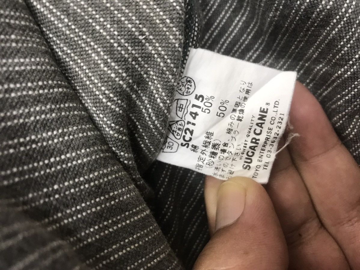 Japanese Brand SUGAR CANE Very Rare Pockets Toyo Enterprise Stripe Shirt Size US L / EU 52-54 / 3 - 9 Thumbnail