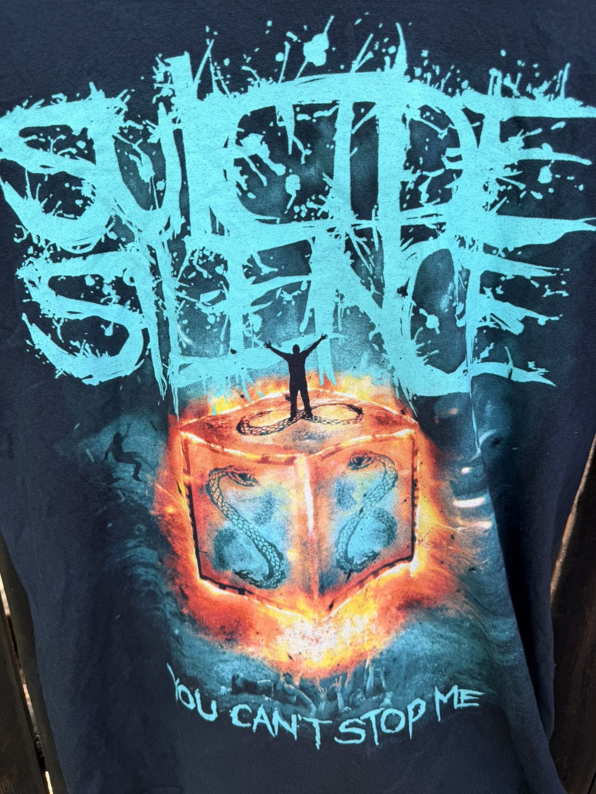 Band Tees Suicide Silence You Cant Stop Me Black Band Tee T-Shirt SZ M Size US M / EU 48-50 / 2 - 2 Thumbnail