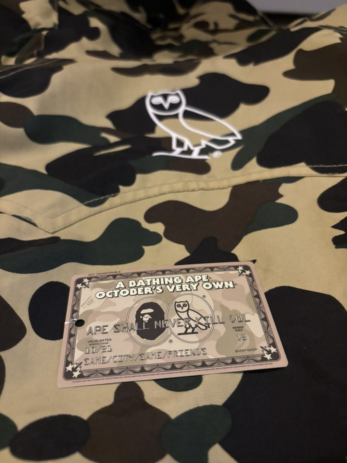 Bape × October's Very Own BAPE X OVO CAMO JACKET Size US M / EU 48-50 / 2 - 3 Thumbnail