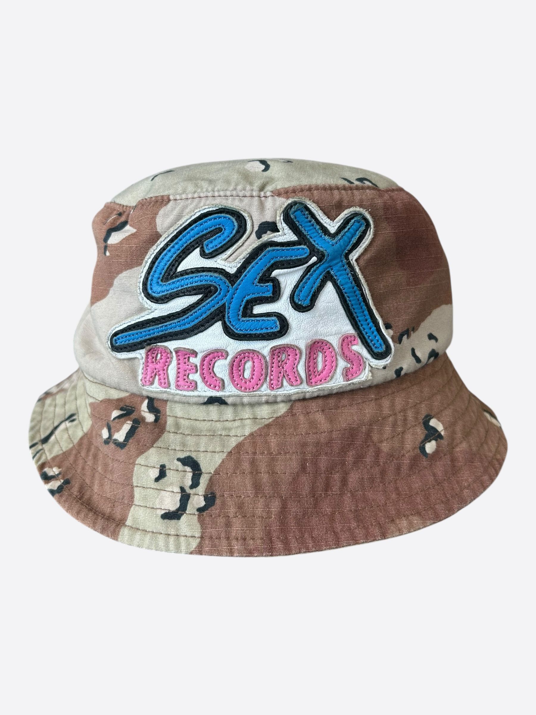 Chrome Hearts Chrome Hearts Matty Boy Camouflage Sex Records Bucket Hat Size ONE SIZE - 1 Thumbnail