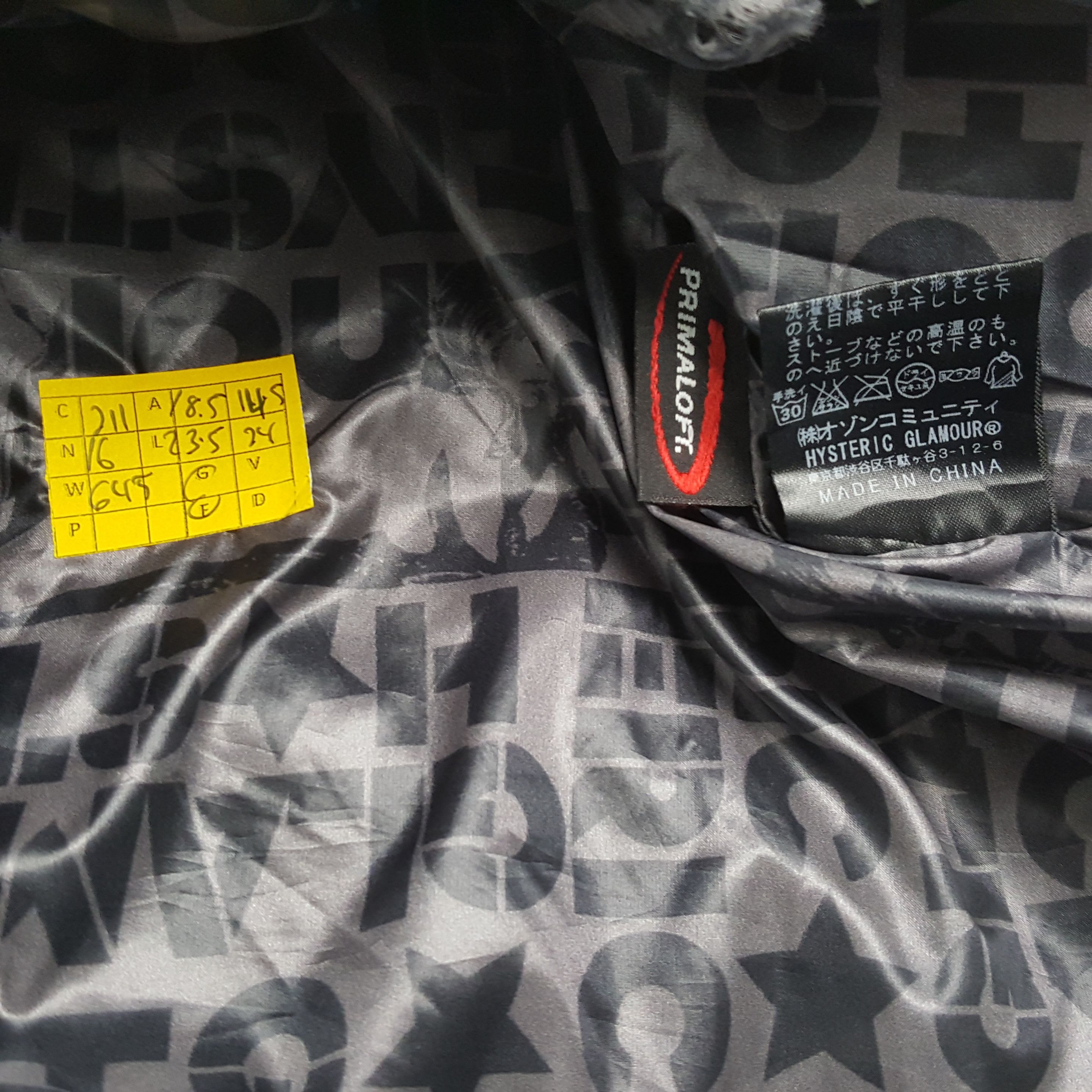 Hysteric Glamour × Japanese Brand × Vintage Vintage HYSTERIC GLAMOUR Japanese Brand Puffer Jacket Size XS / US 0-2 / IT 36-38 - 8 Thumbnail