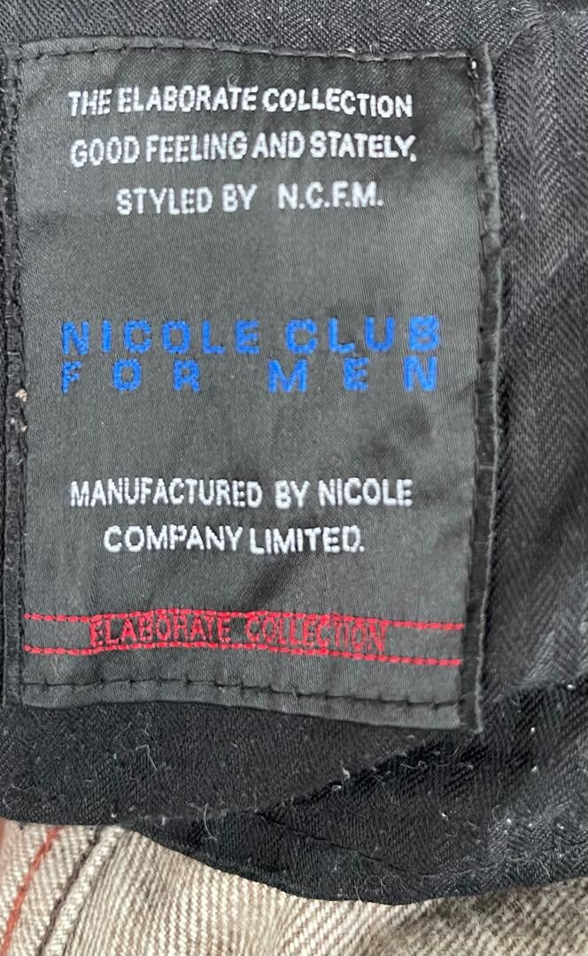 Nicole Club 🔥 RARE! NICOLE CLUB FOR MAN FLARE FADED JEAN Size US 31 - 6 Thumbnail