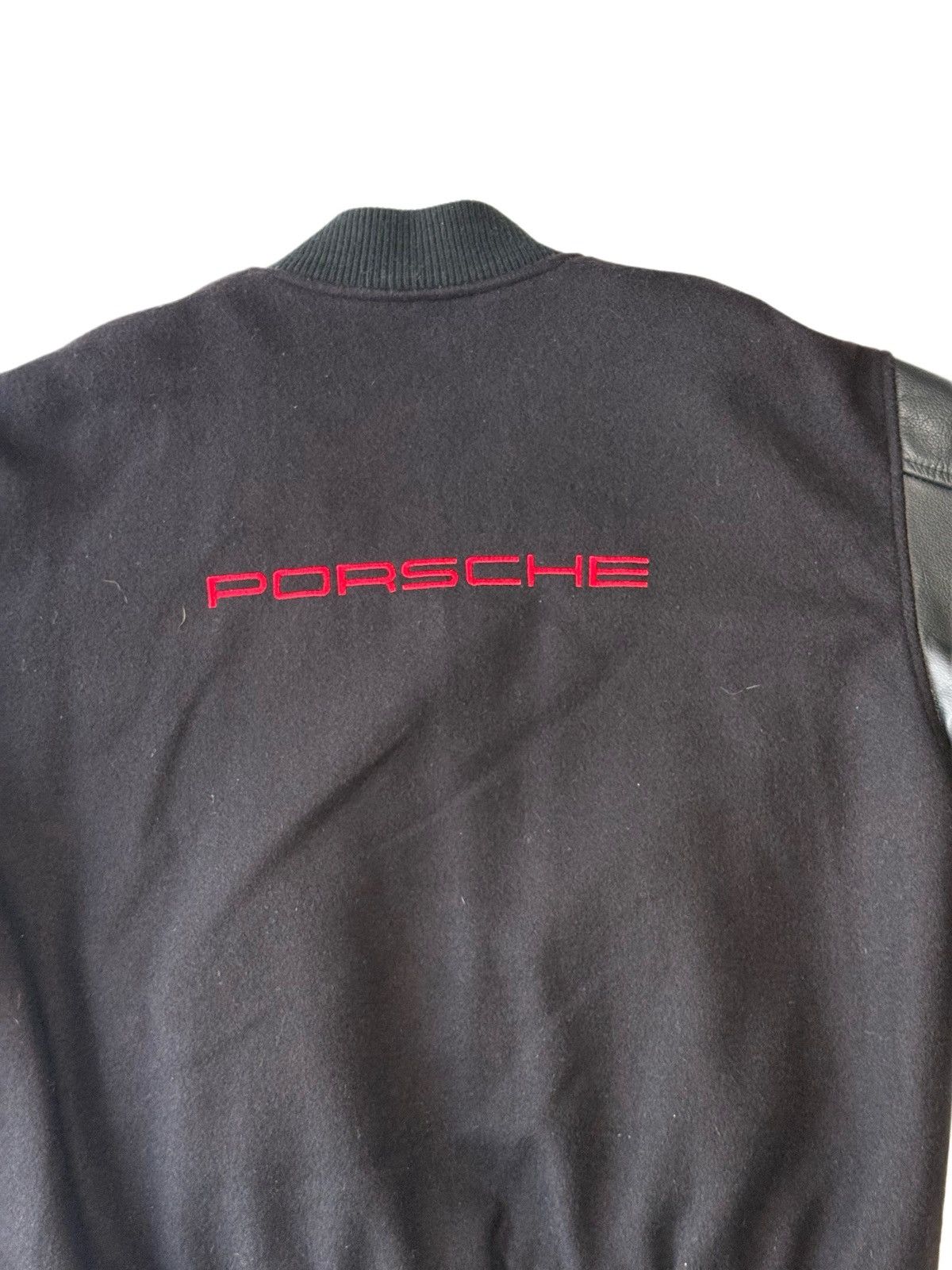 Porsche Design Vintage Porsche Black Varsity Jacket Size US M / EU 48-50 / 2 - 6 Thumbnail