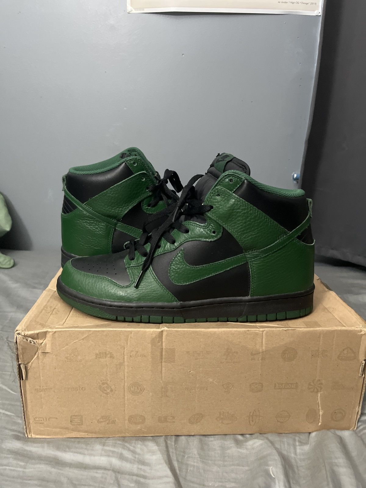 Nike ‘12 Gorge Green Dunk High Size US 11 / EU 44 - 1 Thumbnail