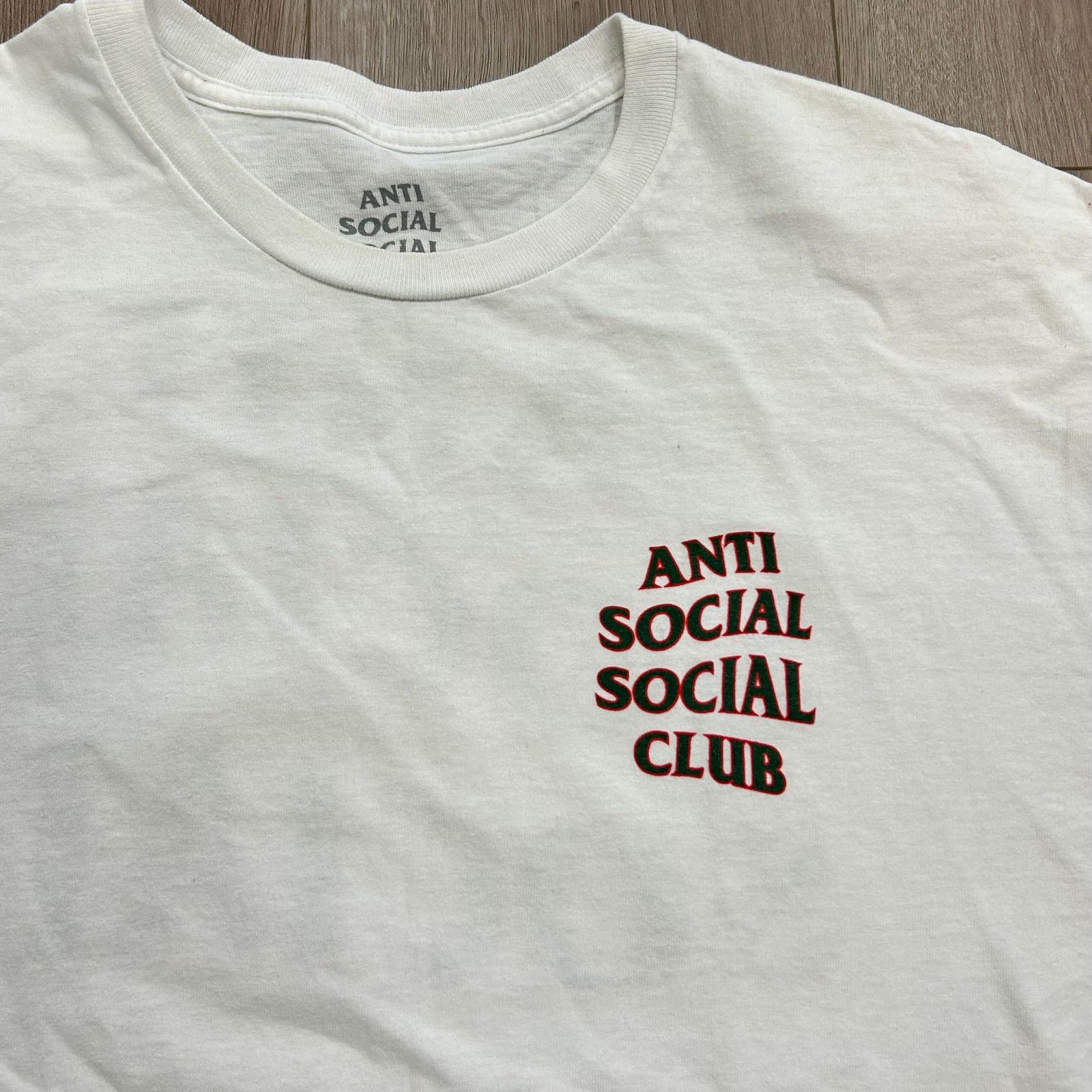 Anti Social Social Club Anti Social Social Club Red Green Logo Tee T Shirt Size XL Size US XL / EU 56 / 4 - 4 Thumbnail