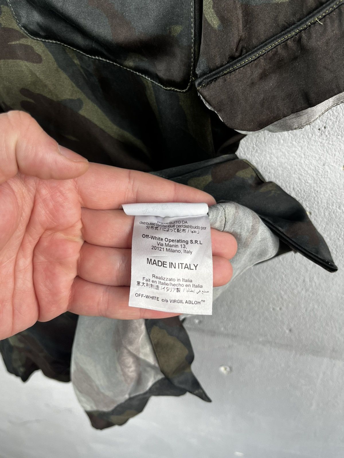 Off-White Of White camo shirt Size US S / EU 44-46 / 1 - 20 Thumbnail