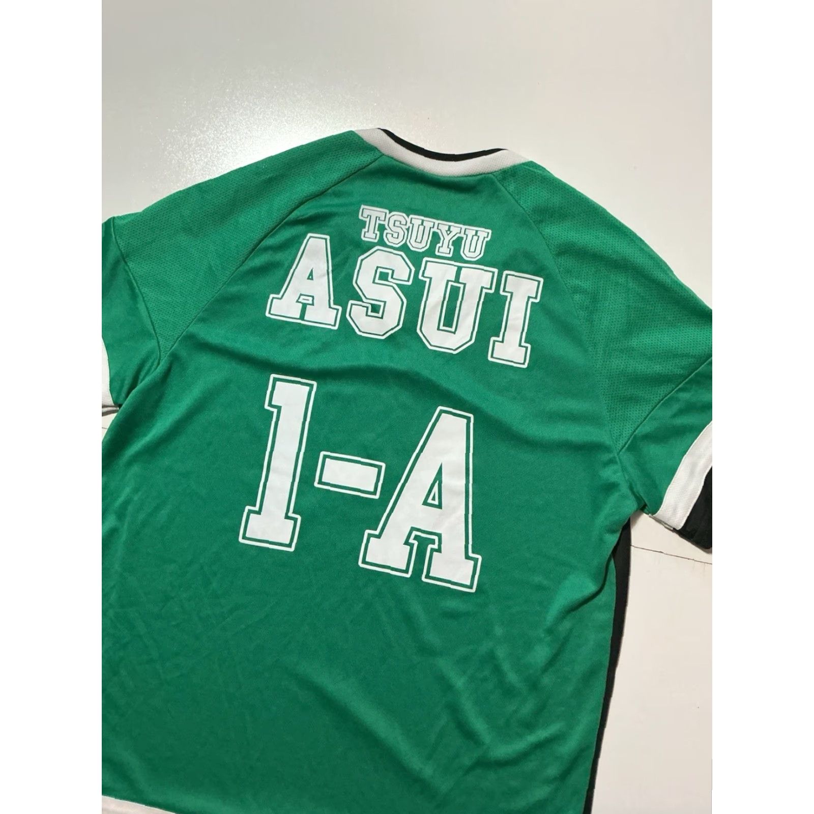 Vintage VINTAGE BoxLunch My Hero Academia Tsuyu Asui Frog Hero Manga Anime Soccer Jersey Sz. M Size US M / EU 48-50 / 2 - 4 Thumbnail