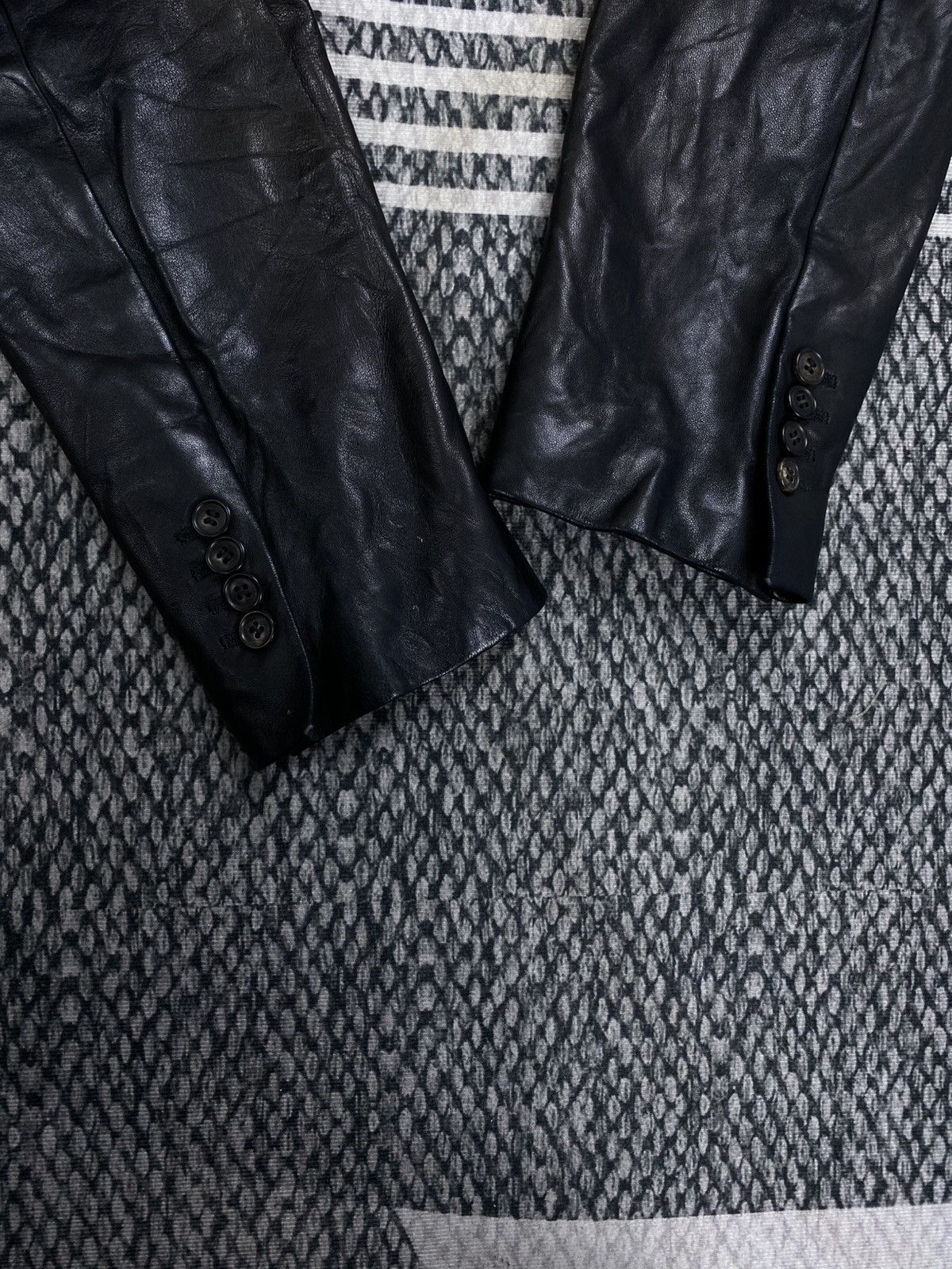 Alfred Dunhill 🔥RARE Vintage Dunhill Made In France Lambskin Jacket Size US M / EU 48-50 / 2 - 9 Thumbnail