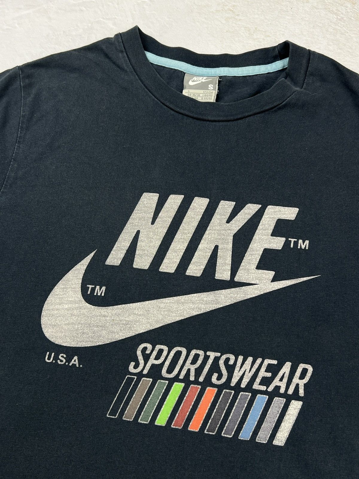Japanese Brand × Nike × Vintage Retro Y2k Nike Vintage 2000s Track Swoosh Sk8 Style Surf LGB Size US S / EU 44-46 / 1 - 4 Thumbnail