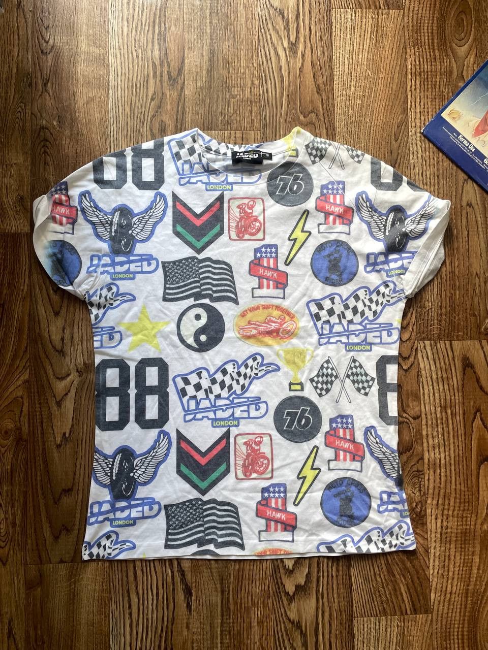 Jaded London 💥Y2k Jaded London Print Boxy T-Shirt Size US M / EU 48-50 / 2 - 1 Thumbnail