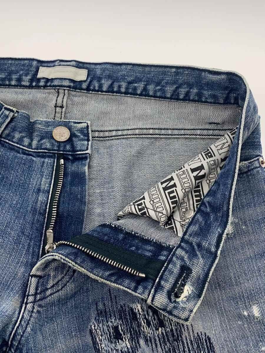Number (N)ine NUMBER (N)INE 2001 Standard Period Grunge Denim Pants Size US 28 / EU 44 - 3 Thumbnail