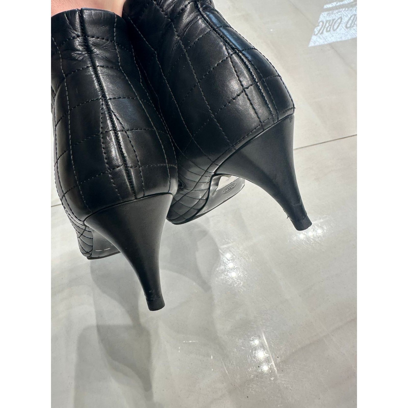 Chanel Chanel 2015 Camellia Accents Booties – Size 41 Size US 10 / IT 40 - 8 Thumbnail