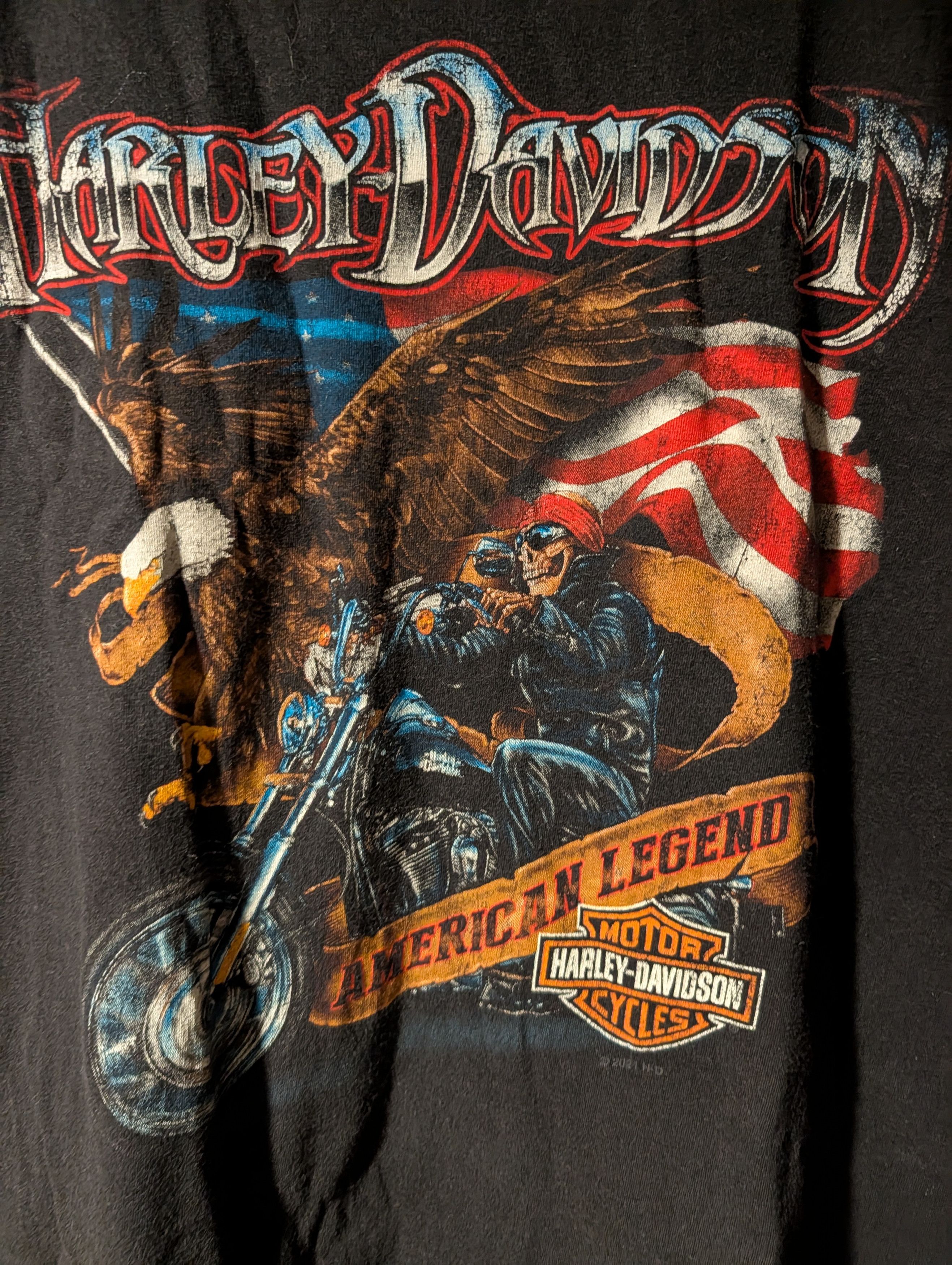 Harley Davidson Harley Davidson T-Shirt Myrtle Beach SC American Legend Bike Size US XL / EU 56 / 4 - 2 Thumbnail