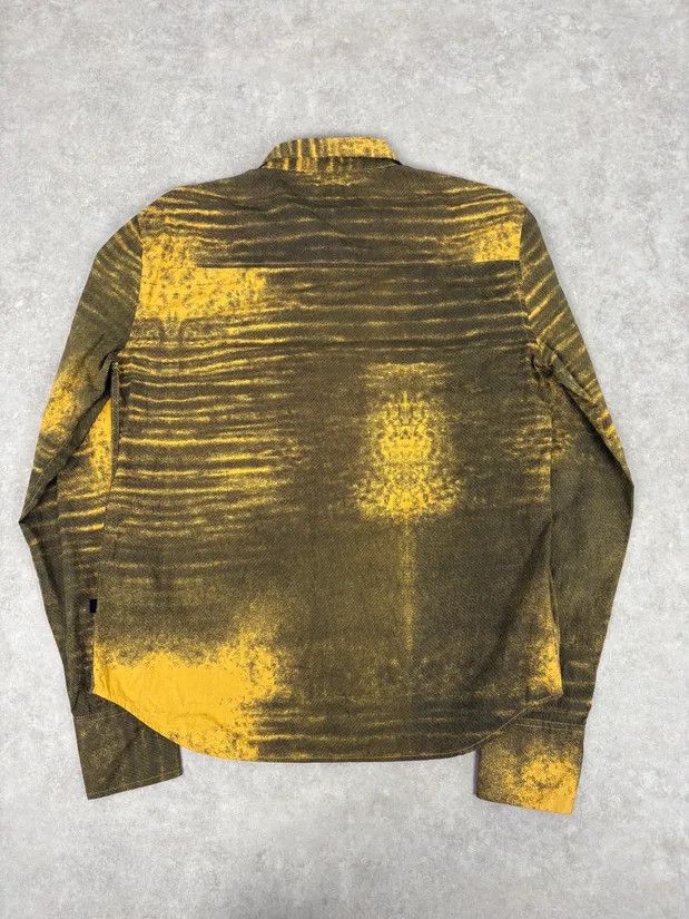 Roberto Cavalli SS2004 Cavalli Yellow Tern Abstract Sunset Shirt Size US L / EU 52-54 / 3 - 6 Thumbnail
