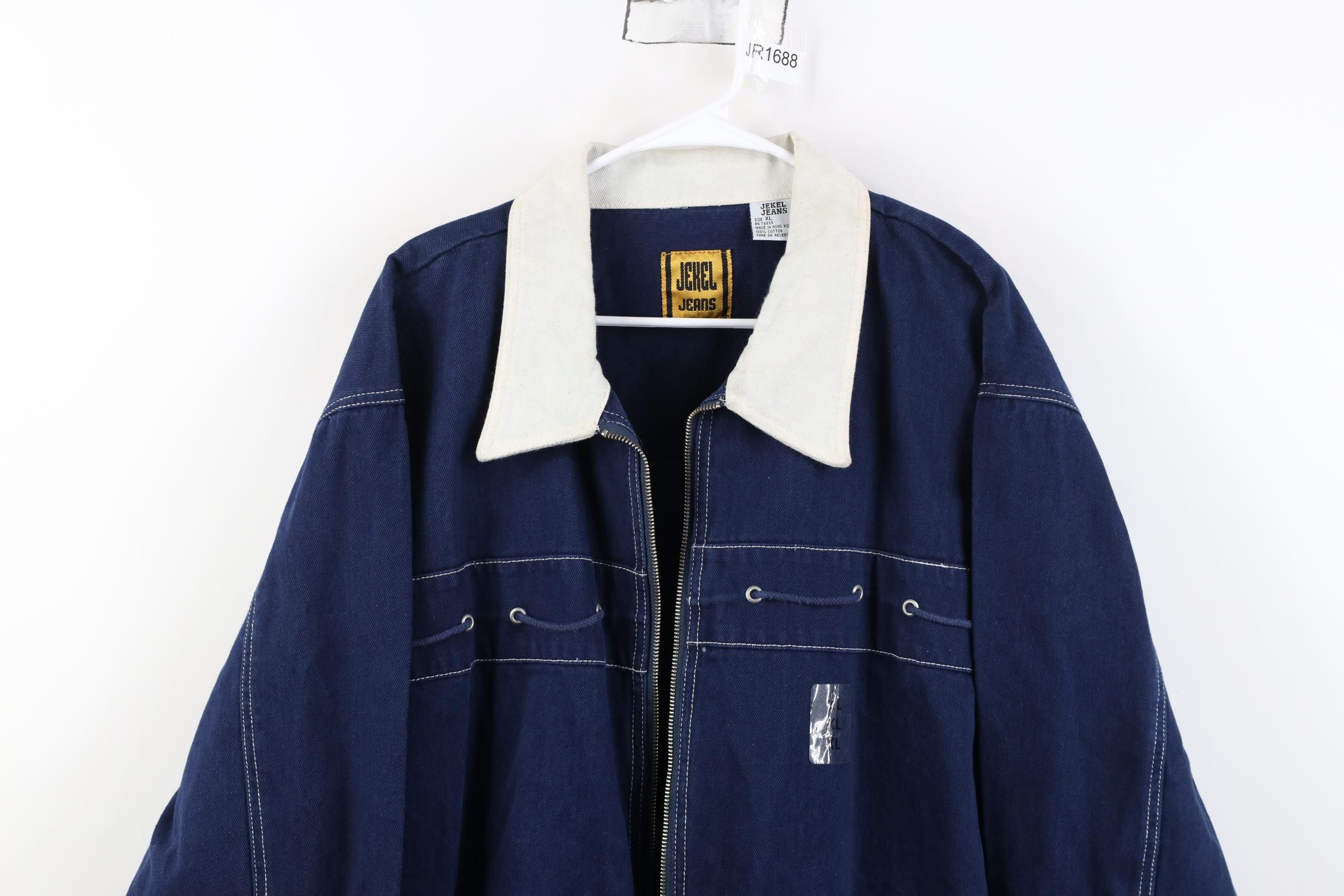 Vintage AS IS Deadstock Vintage 90s Streetwear Chore Barn Jacket Size US XL / EU 56 / 4 - 2 Thumbnail