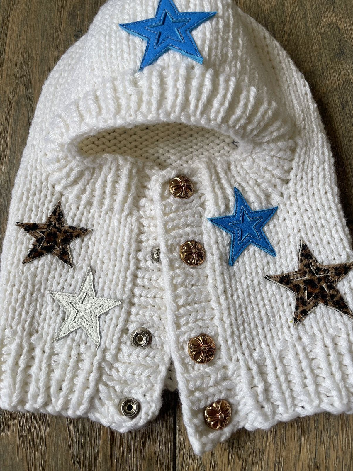 Chrome Hearts Chrome Hearts Cashmere Patched Balaclava/Ski-mask Size ONE SIZE - 4 Thumbnail