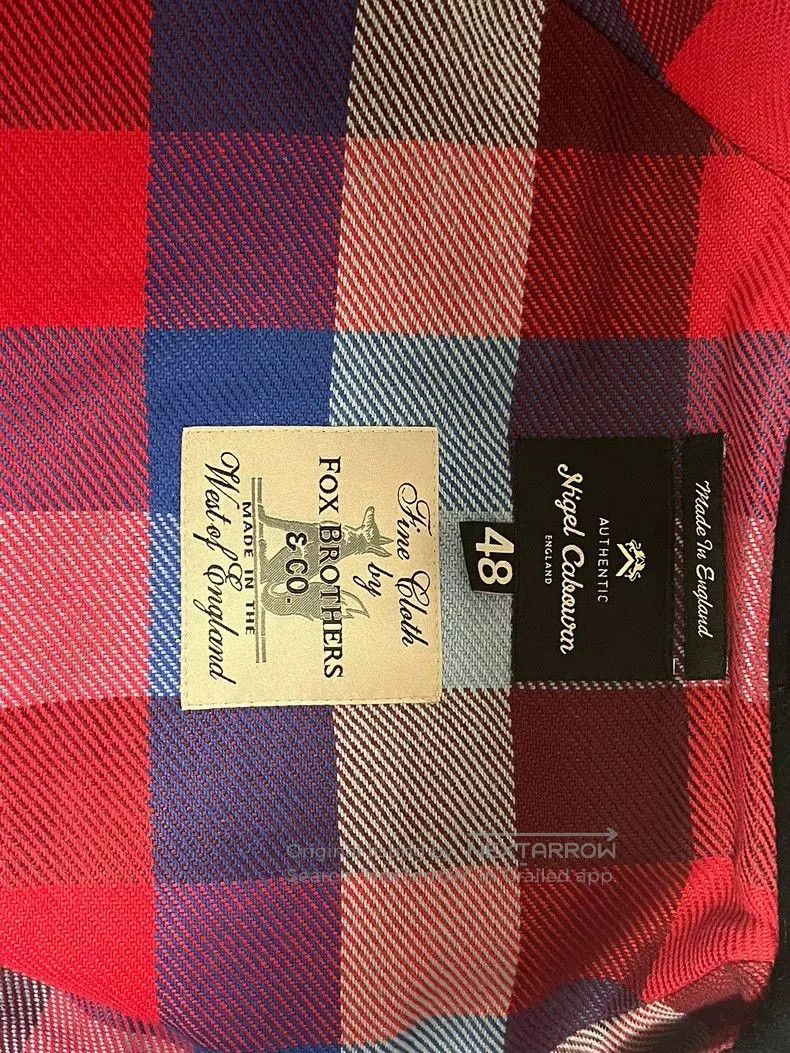 Vintage Nigel Cabourn British Wool Navy Coat. Size US L / EU 52-54 / 3 - 2 Thumbnail