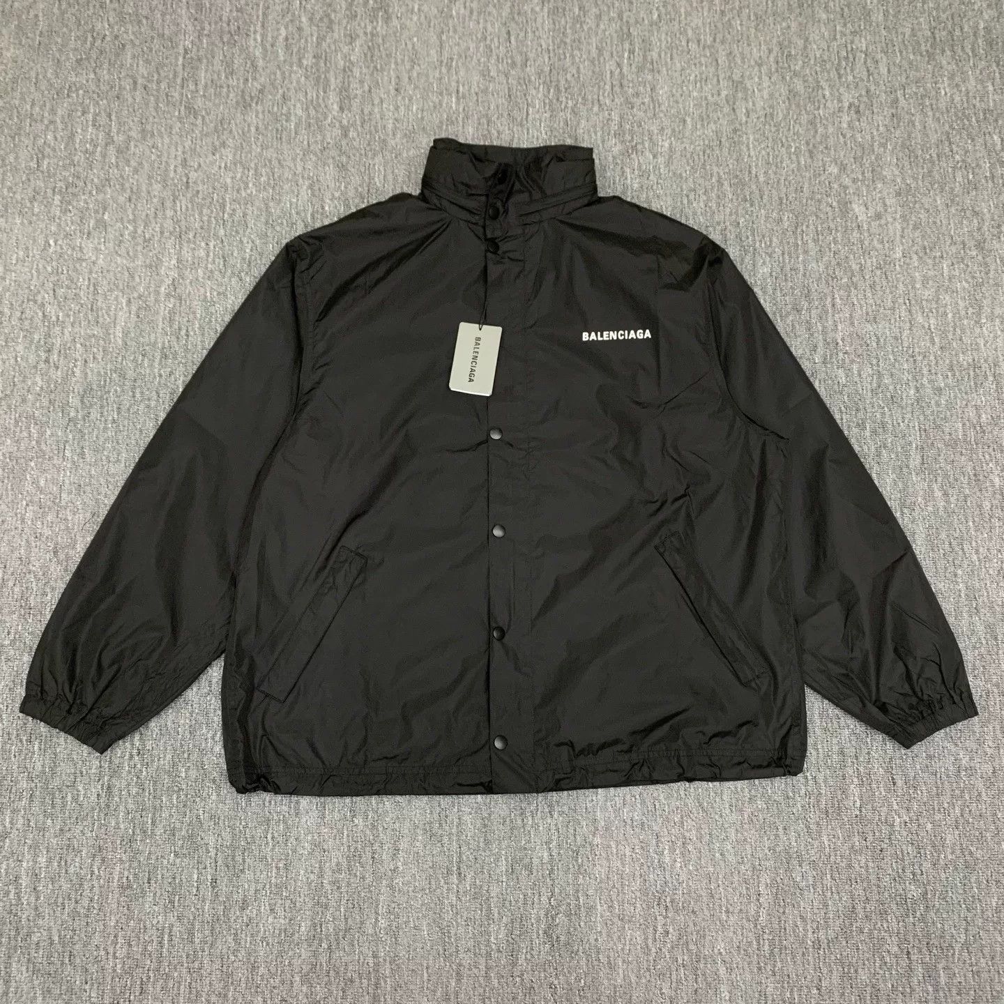 Balenciaga Balenciaga Black Nylon Jacket S Size US S / EU 44-46 / 1 - 1 Thumbnail