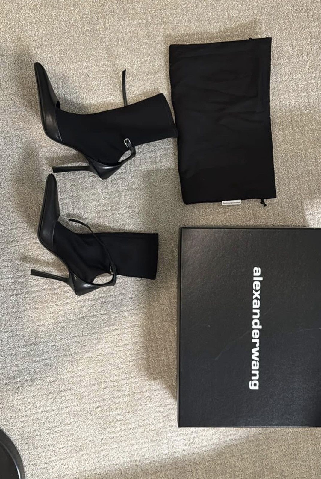 Alexander Wang ALEXANDER WANG Viola 105 Sock Boots Size US 5 / IT 35 - 1 Thumbnail