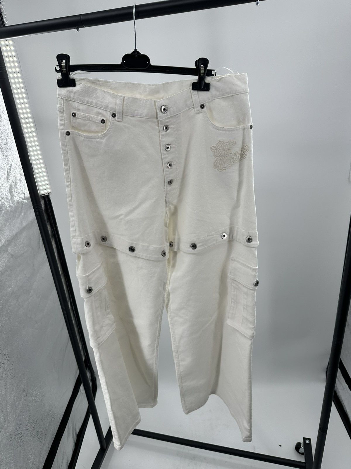 Off-White Off White Baggy Fit Jeans Size US 31 - 6 Thumbnail