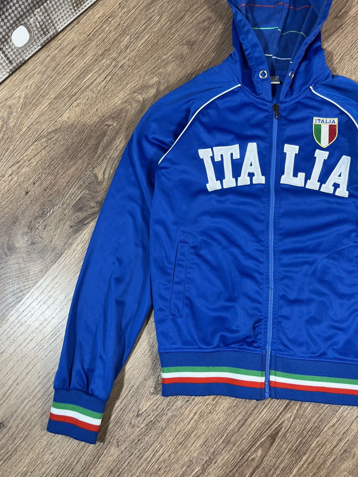 Vintage Vintage Italia Zip Up Sweatshirt Size US S / EU 44-46 / 1 - 2 Thumbnail