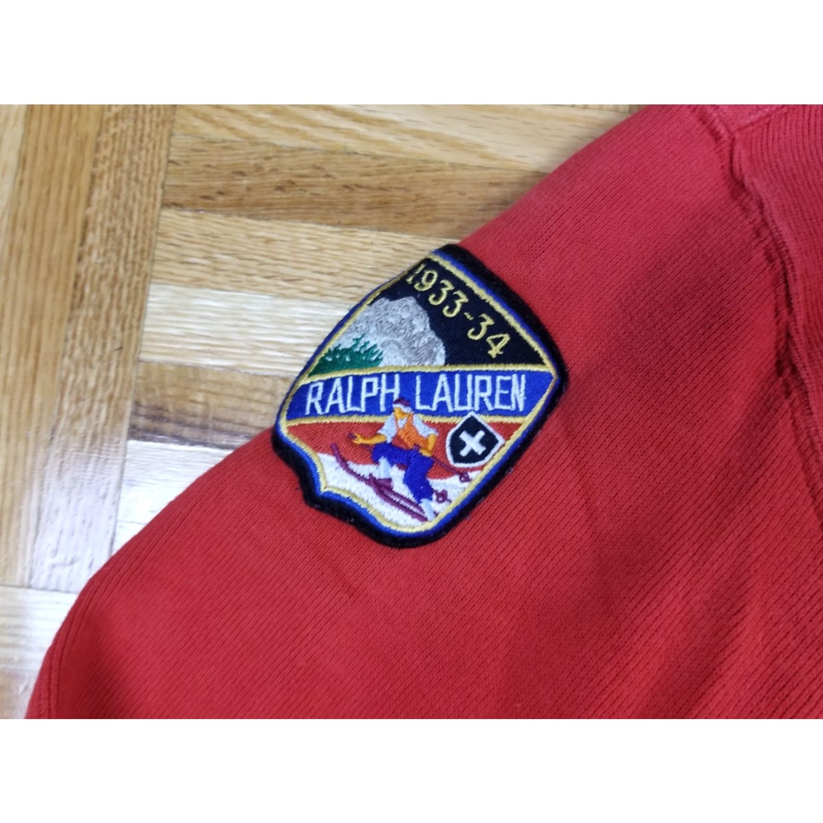 Ralph Lauren VINTAGE Ralph Lauren POLO Ski Red HALF ZIP Sweatshirt SZ MEDIUM Shirt Mens Extra Long Enduring Fit Size US L / EU 52-54 / 3 - 2 Thumbnail