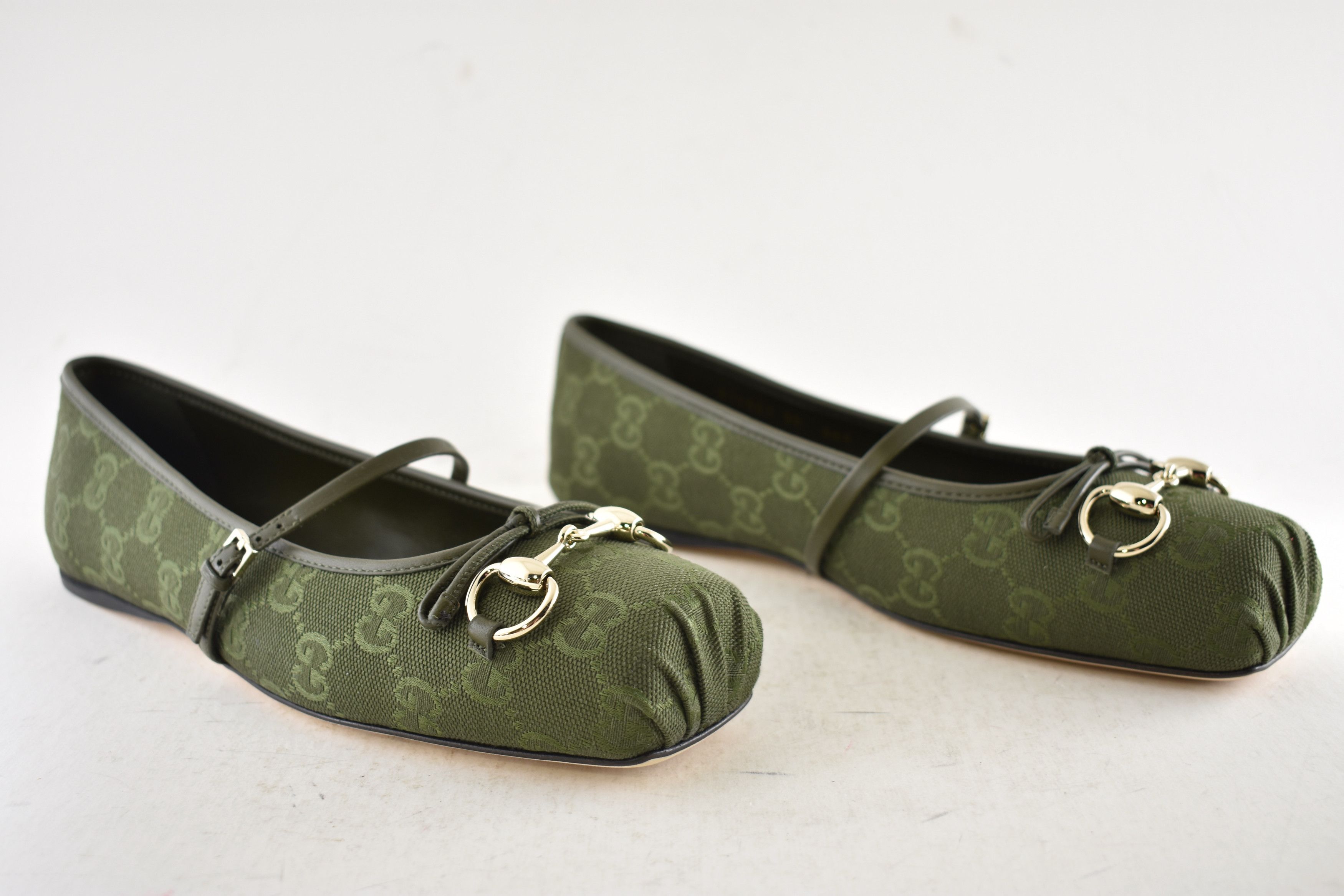 Gucci Gucci GG Logo Horsebit Maryjane Ballerina Ballet Flat 37 Size US 7 / IT 37 - 4 Thumbnail