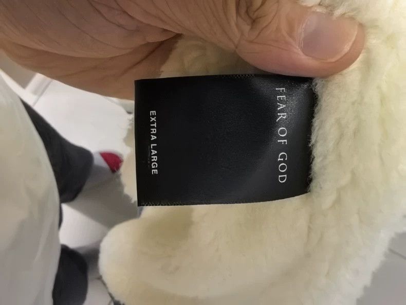 Fear of God Fear of God Water ripple lambswool denim coat Size US XL / EU 56 / 4 - 6 Thumbnail