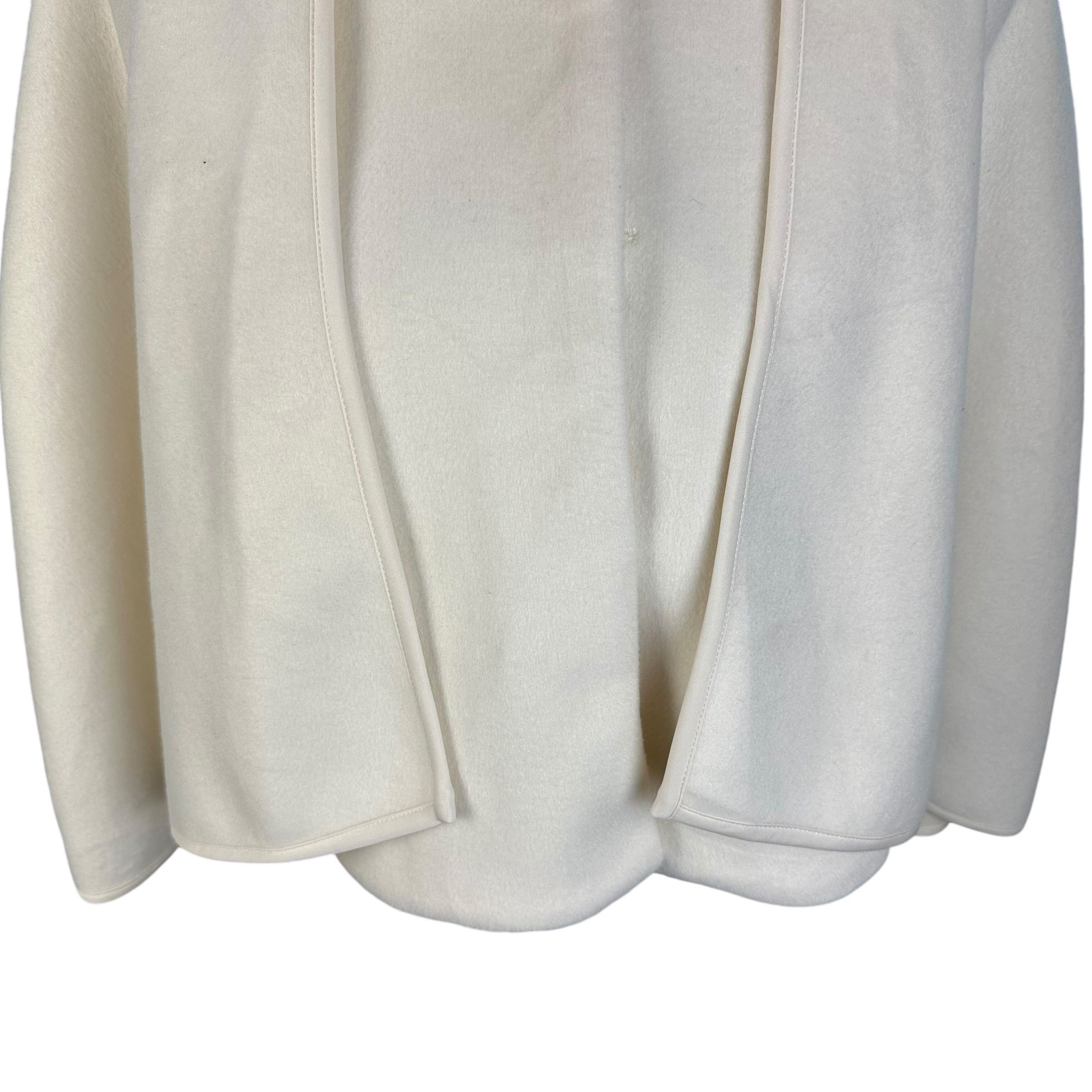Japanese Brand SNIDEL High Collar White Cape Sleeveless Jacket #A57-1307 Size ONE SIZE - 3 Thumbnail