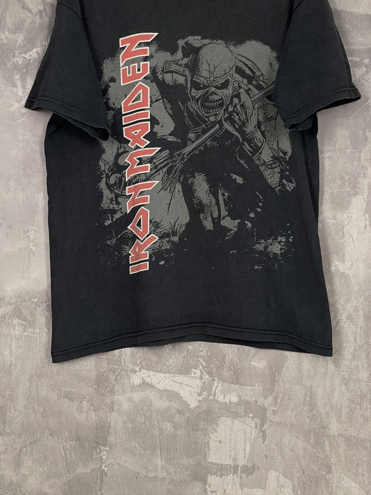 Band Tees Y2K Iron Maiden 00s Faded Stonewashed Promo T shirt Size US L / EU 52-54 / 3 - 5 Thumbnail