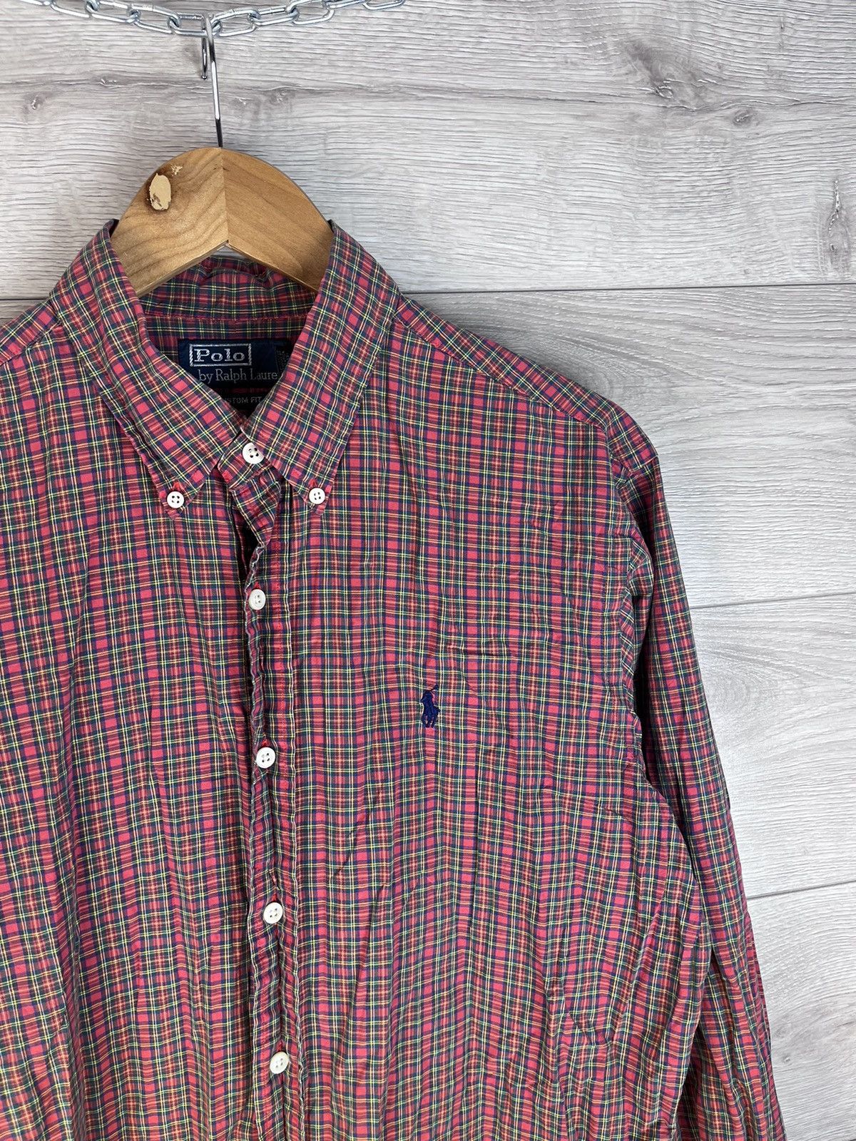 Vintage Men’s Plaid button down shirt Polo Ralph Lauren size L Size US L / EU 52-54 / 3 - 7 Thumbnail