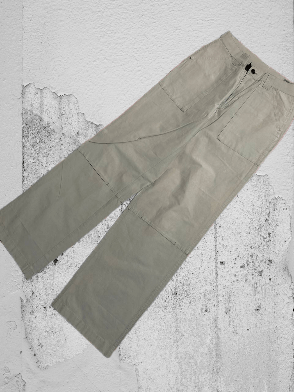 Japanese Brand Dirty Painted Distressed Thrashed Faded Baggy Jeans Y2K Size US 30 / EU 46 - 1 Thumbnail