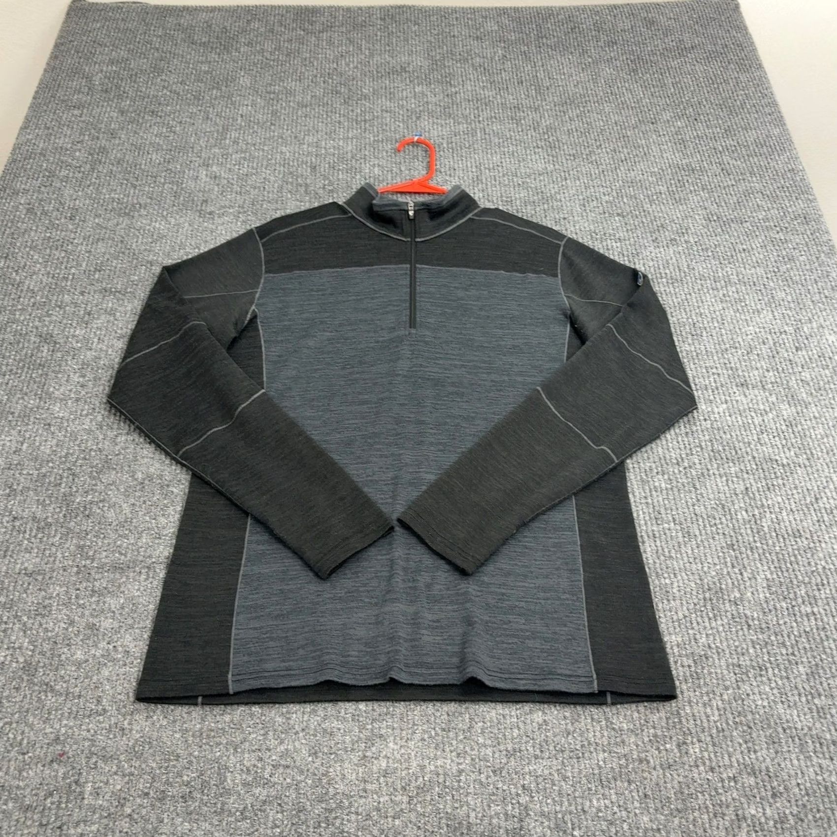 Vintage Kuhl Pullover Mens M Gray Polyester Spandex Quarter Zip Outdoor Activewear Size US M / EU 48-50 / 2 - 2 Thumbnail