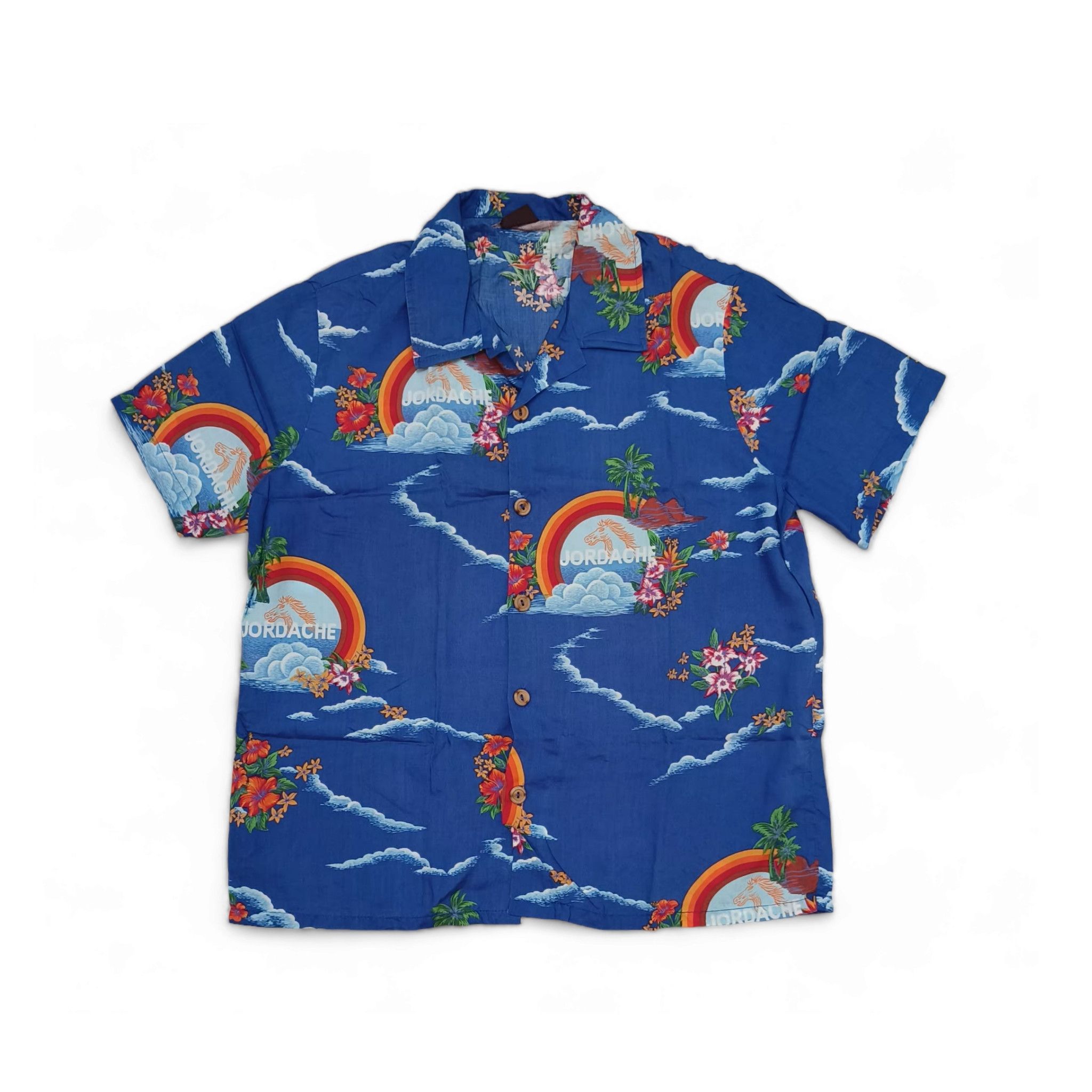 Jordache Vintage Jordache Hawaiian Aloha Shirt Size US M / EU 48-50 / 2 - 1 Thumbnail