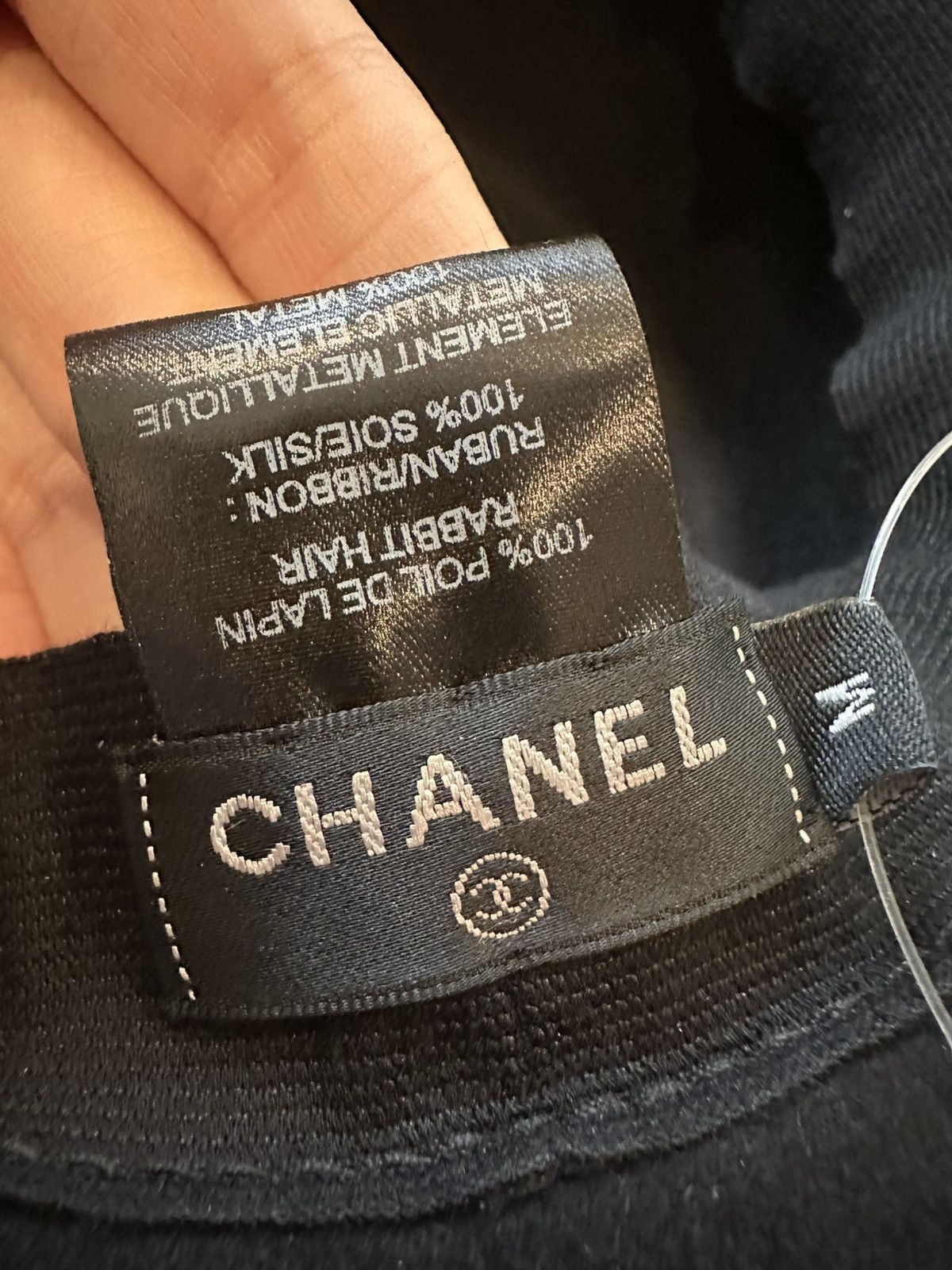 Chanel Authentic Chanel 21B Rabbit Hair Hat size M Size ONE SIZE - 9 Thumbnail