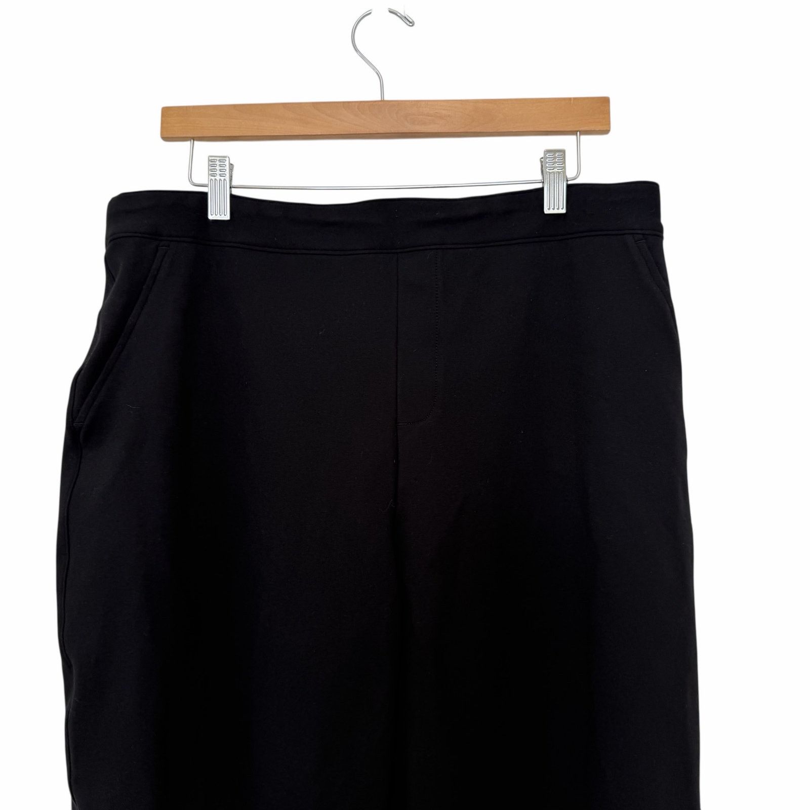 Spanx Spanx Black Pull On Wide Leg Pants Sz XL Size 38" / US 16 / IT 52 - 2 Thumbnail