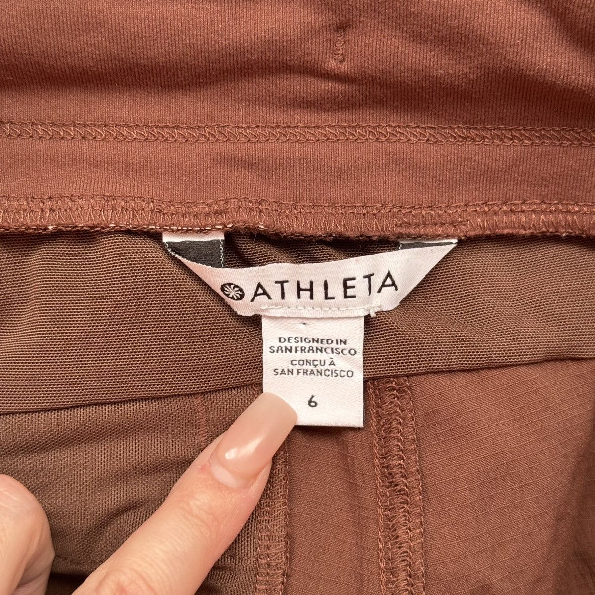 Athleta ATHLETA Reddish Cognac Brown Trekkie North Jogger Pants Size 28" / US 6 / IT 42 - 14 Thumbnail