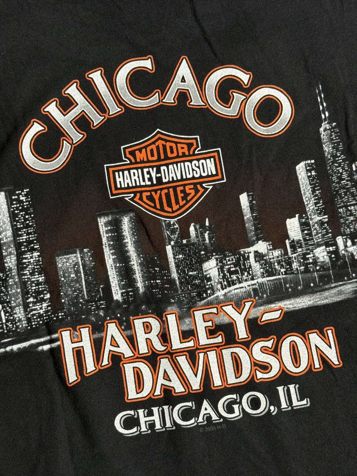 Harley Davidson VINTAGE 2005 Harley Davidson Chicago L/S Tee “Black” [L] PO Size US L / EU 52-54 / 3 - 5 Thumbnail