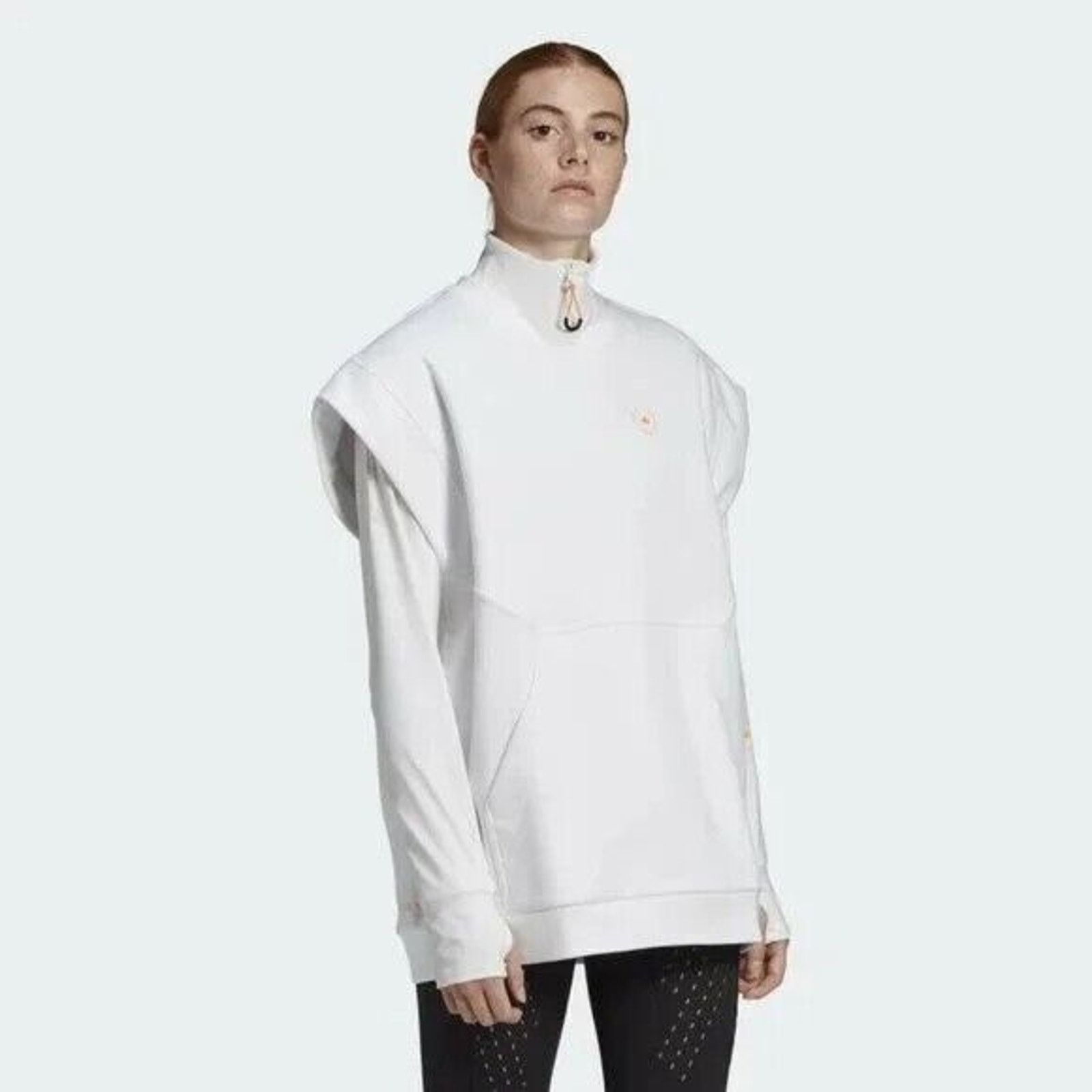 Adidas ADIDAS BY STELLA MCCARTNEY WHITE MUSCLE SWEAT SHIRT NWT SZ M Size M / US 6-8 / IT 42-44 - 5 Thumbnail