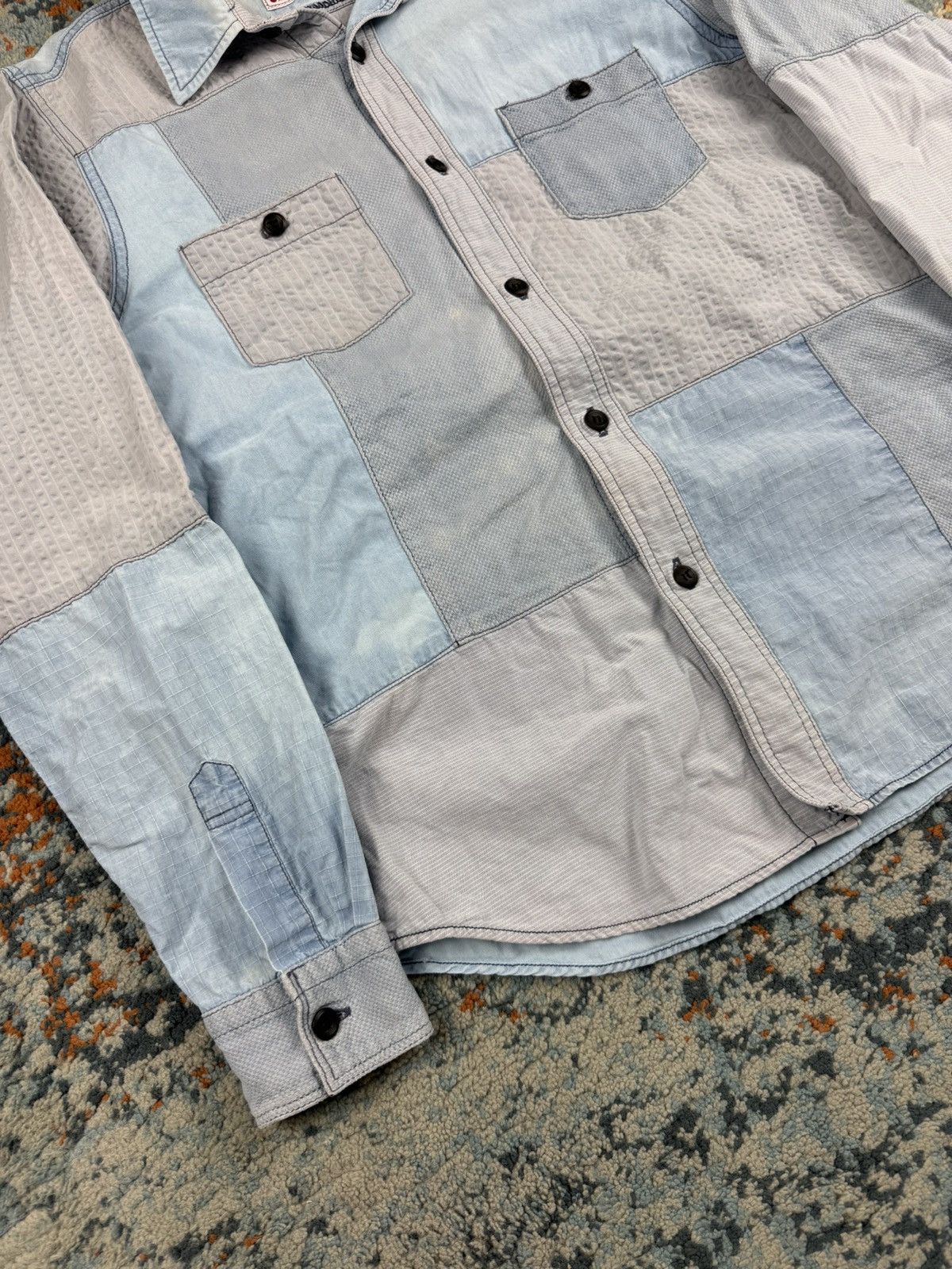 FDMTL Vintage FDMTL crazy patchwork sashiko boro style shirt Size US S / EU 44-46 / 1 - 7 Thumbnail