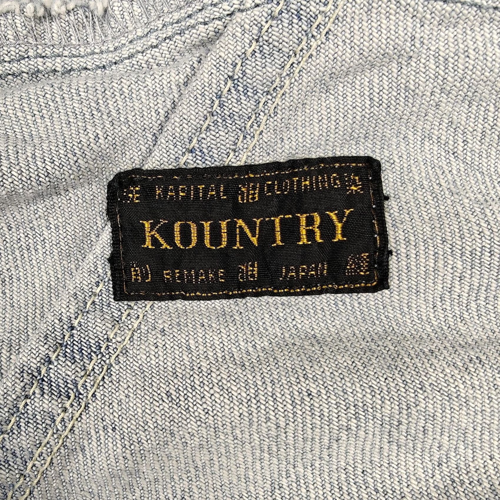 Kapital Kapital Kountry Hoodie Mens One Size Blue Patchwork Denim Remake Japan Pullover Size US M / EU 48-50 / 2 - 5 Thumbnail