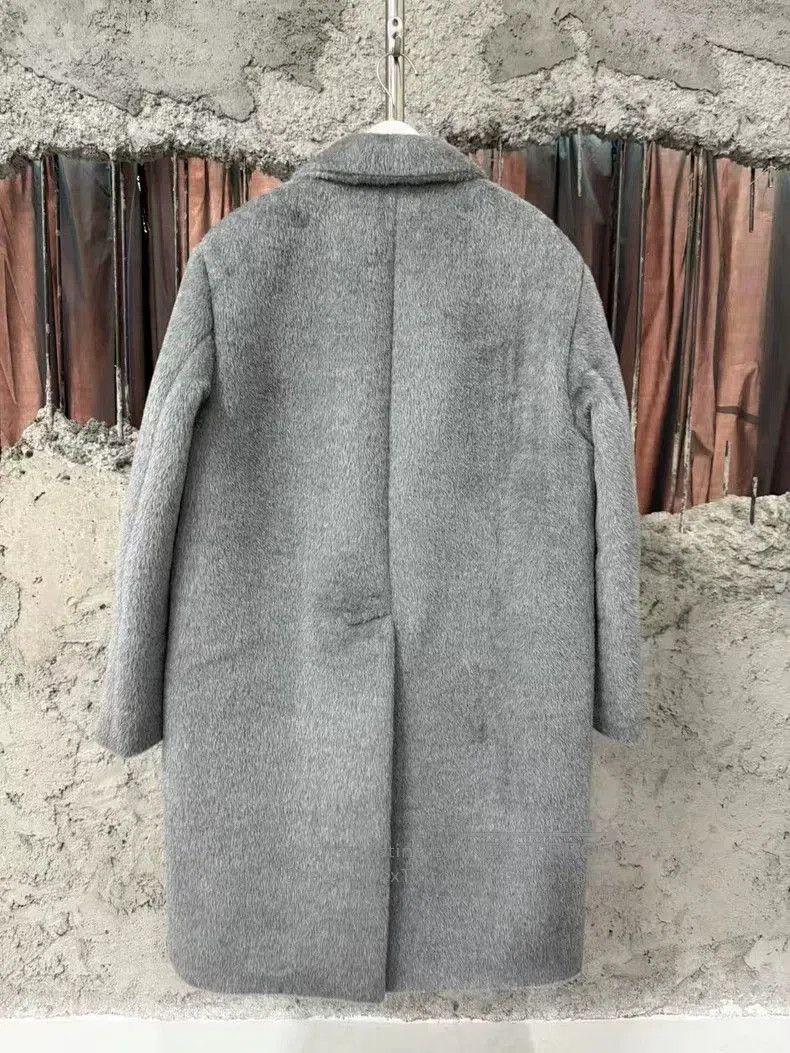 Prada Prada Gray Mohair Overcoat. Size US L / EU 52-54 / 3 - 2 Thumbnail