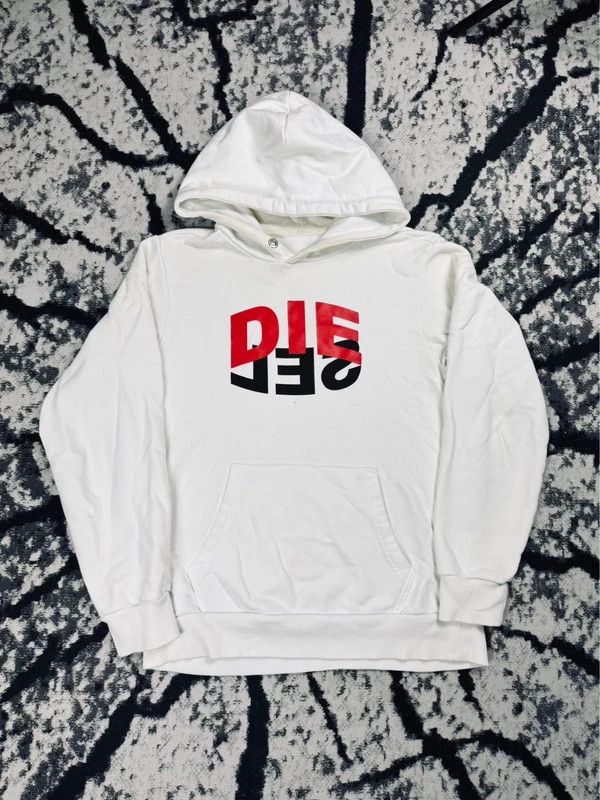 Diesel Diesel hoodie white logo S Size US S / EU 44-46 / 1 - 1 Thumbnail