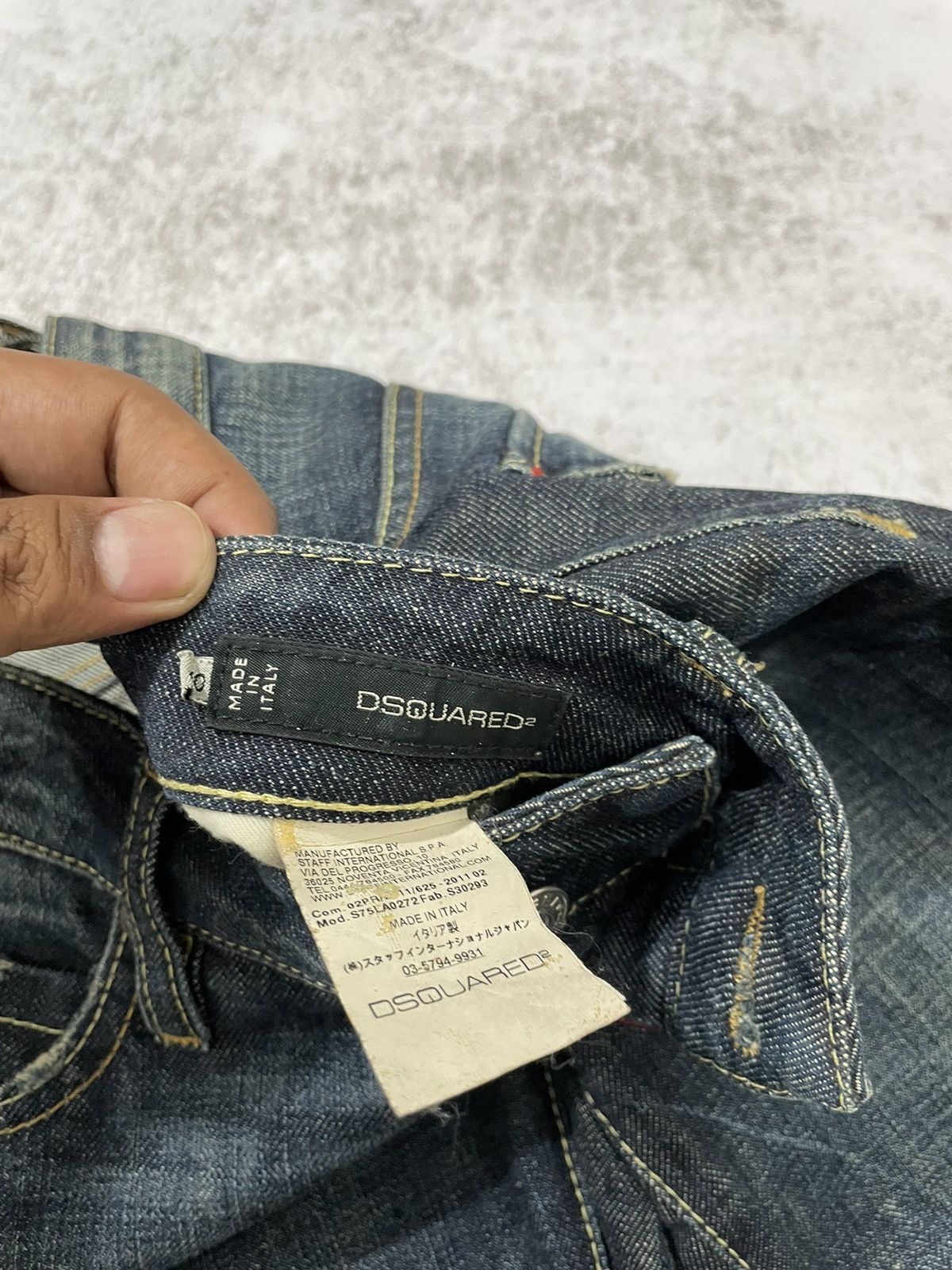 Hysteric Glamour × If Six Was Nine × Le Grande Bleu (L.G.B.) 2000s Dsquared2 skiny japan denim pants punk style Size US 28 / EU 44 - 6 Thumbnail